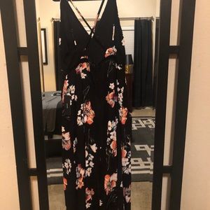 Lulus high lie long maxi dress